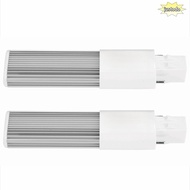 JUSTO 2 Pack LED Bulb, G23/GX23 2-Pin LED Tube Light, Energy Saving 4W AC 85-265V 400LM LED Tube Bul