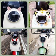 Electric Vehicle Decoration Gadget Cute Small Ornaments Ear Battery Car Motorcycle Scooter Body Rear