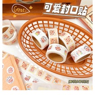 [CUTIE BABY] Thank You Capybara Sticker Capybara Roll Sticker/ Capybara Greeting Sticker/