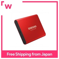 Samsung T5 500GB USB 3.1 Gen2 external SSD (portable SSD) MU-PA500R / EC metallic red