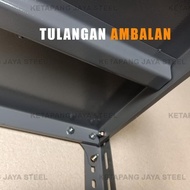 Ambalan Rak Besi Siku Lubang Tebal 0.5Mm