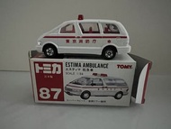 Tomica 87 Estima Ambulance 救護車