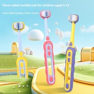 3D Triple-Sided Toothbrush for Kids Ages 3 to 12 – Soft Bristles & Ergonomic Design for Effective Cl