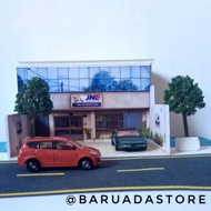 Miniature Office Building Diorama