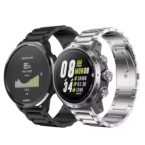 Titanium Metal Bracelet Band For SUUNTO 9 PEAK PRO/5 PEAK/VERTICAL Strap For COROS APEX 2 Pro 46mm/P