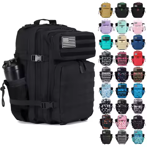 25L 35L 45L Tactical Backpack Men Women Outdoor Sports Travel Gym Hiking Bag Molle Military Camping 