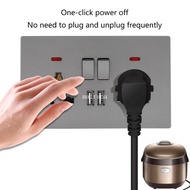【MT】 Convenient Double USB Socket with British Standard Plug British Standard 3-Pin Socket 3500W 250V Power ups Your Dev
