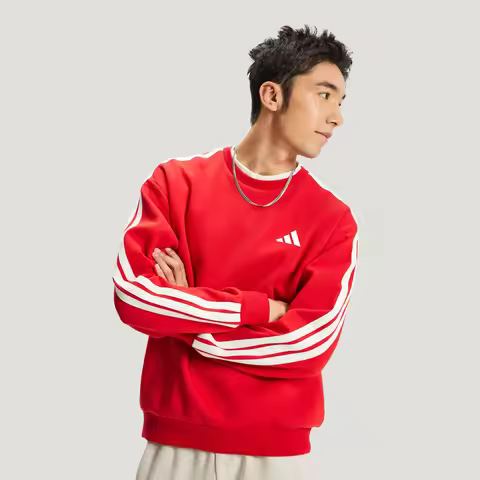 Adidas Men's ST 3ST SWT Sports and Leisure Hoodie Sweatshirt KR2516