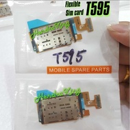 Flexible sim card connector for samsung T595