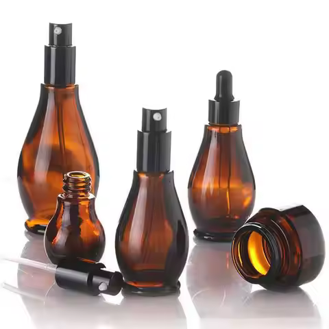 Pump Bottle Travel Vials Aromatherapy Empty Spray Bottle Bottle Essential Oil Dropper Bottle Liquid