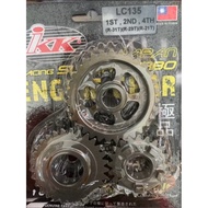 IKK RACING GEARBOX GEAR BOX SET LC135 4S 135LC LC 135 1 31 2 29 4 21 T SET ARATA TOBAKI ESPADA CMS 3