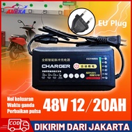 Charger Sepeda Listrik 48V 12AH 20AH/ Universal Charger Motor Listrik / Baterai Selis Scooter Elektrik Charger