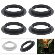 4pcs E26/E27 Lamp Shade Collar Rings Threaded Candelabra Base Retainer Lock Socket Replacement
