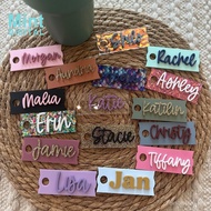 Personalized Name Plate Stanley Quencher 2.0 Custom Name Tag Lid Stanley Tumbler Stanley Cup Lid Nam