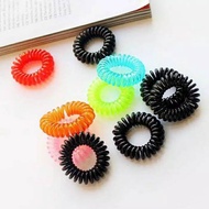 LUCKY COLORFUL SPIRAL HAIR PAIR SPIRAL HAIR TIE/