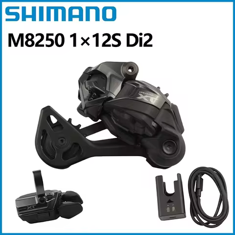 Shimano Deore XT M8250 1×12 Speed Di2 Electronic Rear Derailleur with Clamp Shifter EC-DN100 Charger