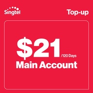 Singtel SGD21 hi Top-up