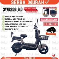 SUPER PROMO!!! Sepeda Motor Listrik E-Bike SYNCROS 6.0 BONUS HELM