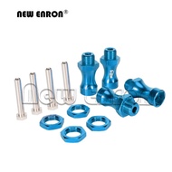 4Pc Alloy 12mm to 17mm Wheel Hex Hub Conversion Adapter 30MM Extension for RC 1/10 HSP Desc410r Sct4
