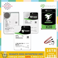 SEAGATE EXOS X20 16TB 18TB 20TB ENTERPRISE 3.5 HDD  7200rpm 256MB Cache SATA 6.0Gb/s