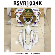 Rapido Coverset cover set (sticker Tanam)  RS150 V1 &amp; V2 &amp; V3 Trico (41) Colour : Red , White