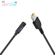 NOWNICE Type-C Female to Square Slim Tip Professional Durable Laptop Power Cord for  Yoga 2  13 Thin