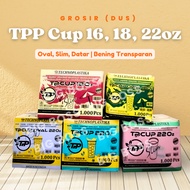 [WHOLESALE] Technoplastika PP Plastic Cup 16oz 18oz 22oz Clear Transparent Pop Ice Coffee Tea Cup/ T