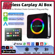 CarPlay AI Box Carplay Car android Video Wired to Wireless CarPlay Adapter Android Auto & Apple CarP