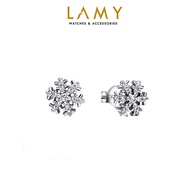 Khuyên tai nữ LAMY Sparkling Snowflake Earrings 3050SV - Khuyên tai bạc cao cấp S925 ALE