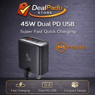 DealPadu Mcdodo 45W 33W 20W Fast Charger PD QC Dual USB Wall Charger UK Plug Kepala Charger Fast Cha