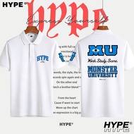 HYPE Men's Polo Shirt HYPE Baju Polo Kapas Cetak Baru HYPE Lelaki Tahan Terhadap Pengesutan; Tidak H