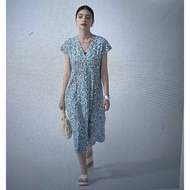 Gu Japan long floral dress