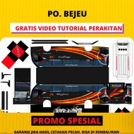 PAPERCRAFT / STIKER MINIATUR BUS TRUK LEMBARAN DIY PO. BEJEU
