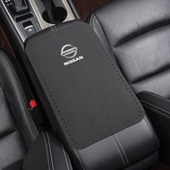 FFAOTIO Car Arm Rest Cushion Center Console Cover Car Interior Accessories For Nissan Note GTR Qashqai Serena NV350 Kicks