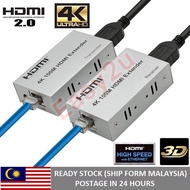 4K HDMI Extender 100M Over Single Cat5e/Cat6 Ethernet Cable Up To 100M 4K 30Hz OR 1080P 60Hz HDMI Transmitter