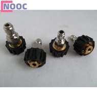 【NOOC】1/4 3/8 inch Quick Connect Male to M22 14 15 mm Female Pressure Washer Adapter