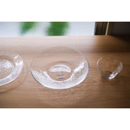 {Forest Cafeteria} Made in Japan Kimoto Glass Glassware Plate/Bowl/Yogurt Cup