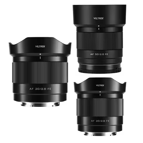VILTROX 20mm F2.8 Full Frame AF Prime Wide Angle Lens 40mm F2.5 50mm F2 Auto Focus Camera Lens For S
