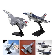 [szxflie3xh] 1:100 F-16 Fighter Plane Diescast Alloy Fighter Plane Model with Stand