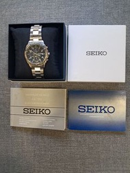 SEIKO精工錶 三眼計時手錶 7T92