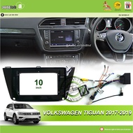Android Player Casing 10" Volkswagen Tiguan 2017-2019 (with Socket VW &amp; VW Canbus Module + Antenna Join )