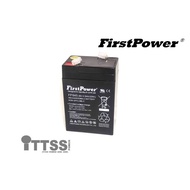 FIRST/BIGPOWER 6V 4.5AH Rechargeable Sealed Lead Acid VRLA Battery for toys, emergency light etc