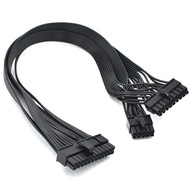 60cm/40cm 18AWG Black Flat Modular Power 10Pin+18Pin to 24Pin Cable for ASUS ROG THOR 1200W 1000W 85