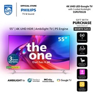 PHILIPS 4K UHD LED 55 inch Google TV | 3 Sided Ambilight | 55PUT8528/98 | Youtube | Netflix