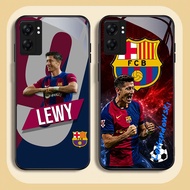 NC-75 Robert Lewandowski Glass Case For OPPO A57 A77S A17 A36 A77 A57S A76 A96 Realme C30S C55 C33 C