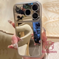 Luxury Makeup Mirror Mobile Phone Case For Vivo iQOO Z11 Z11X Z10 Z10X Z10R Z9X Z9 Turbo Plus Z7 Z7i