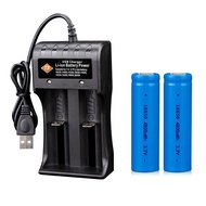 KY/J Available18650Large Capacity Battery Charger Power Torch Microphone Speaker Headlight Radio Lithium Battery Double