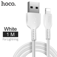 HOCO 1 เมตร USB เพื่อสายฟ้าผ่าสำหรับ iPhone ชาร์จ x 8 7 6 6 วินาทีพลัส 5 5 วินาที SE 2A โทรศัพท์มือถือ USB ค่าใช้จ่ายได้อย่างรวดเร็วสายเคเบิลข้อมูล
