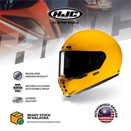 HJC V10 VINTAGE FULL FACE Helmet - Deep Yellow