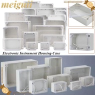 MEIGUII Enclosure Box, Plastic Waterproof Electronic Project Instrument ,  Multistyles ABS Electrica